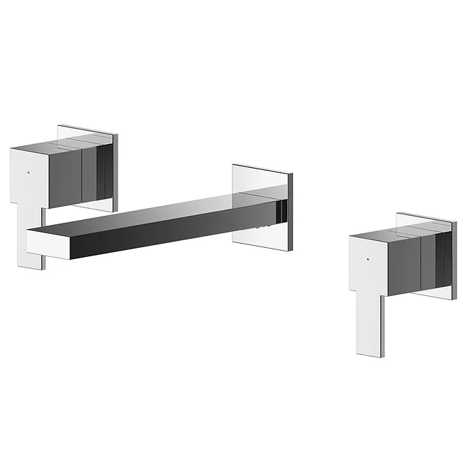 Sanford Chrome 3TH Wall Mounted Basin Mixer