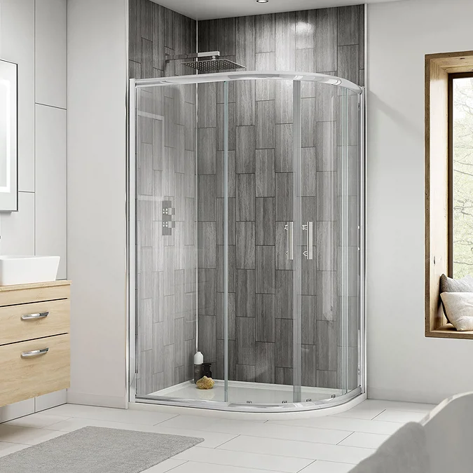 RH Offset Quadrant Shower Enclosure inc. Tray 1200 x 900mm