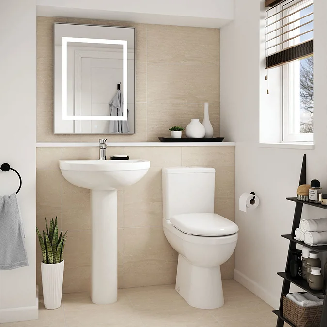 Ivo 4-Piece Comfort Height Modern Bathroom Suite