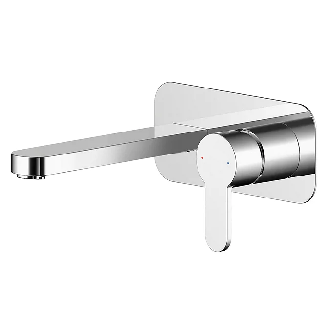Arvan Chrome 2TH Wall Mounted Basin Mixer