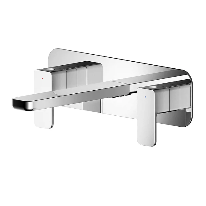 Windon Chrome 3TH Wall Mounted Basin Mixer