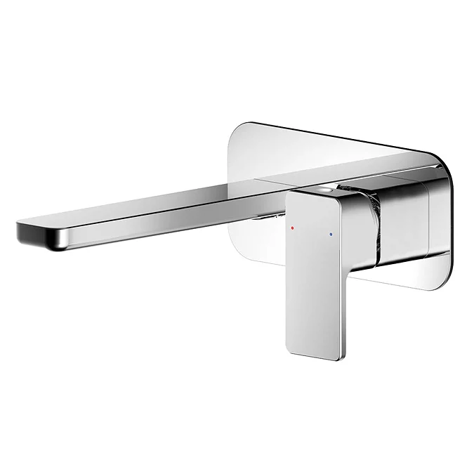 Windon Chrome 2TH Wall Mounted Basin Mixer