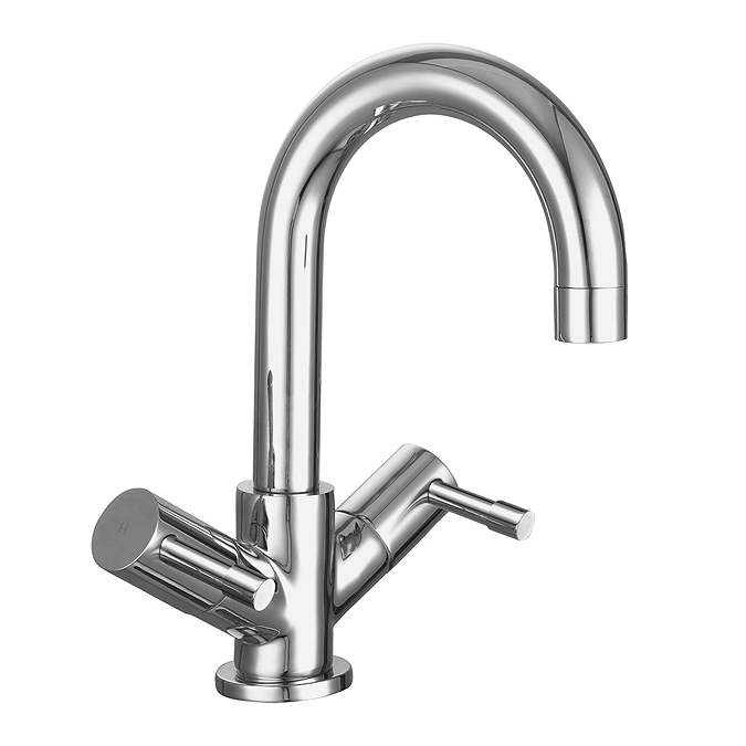 Series 2 Economy Mono Basin Mixer with Swivel Spout & Waste