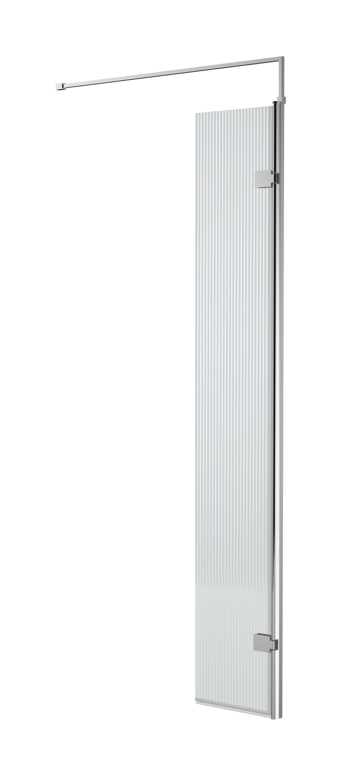 300mmx1850mm Fluted Hinged Screen Including Support Bar
