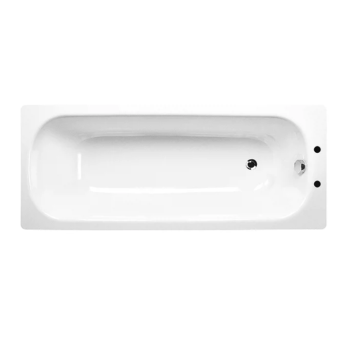Aurora 1700 x 700mm 2TH Steel Enamel Bath