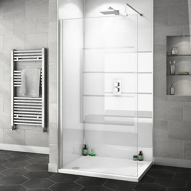 6 x White Gloss 1000mm x 2400mm x 10mm + 3 x Internal white Trim 10mm + 9 x End cap white trim with Express Delivery