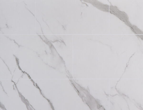 Grout Line Matt Carrara Marble Tile 1m x 2400mm x 10mm Shower Wall Panels (Copy)