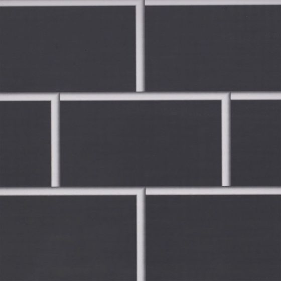 Grey Metro Tile 8mm x 250mm x 2700mm Thick Shower Wall Panels 8mm Wide